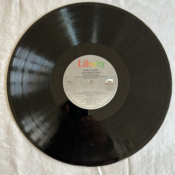Vintage Vinyl - EARL KLUGH - LATE NIGHT GUITAR - Picture 4 of 4